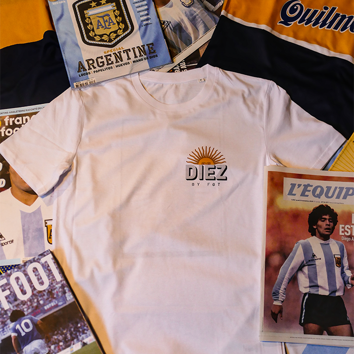 T-Shirt Maradona imprimé