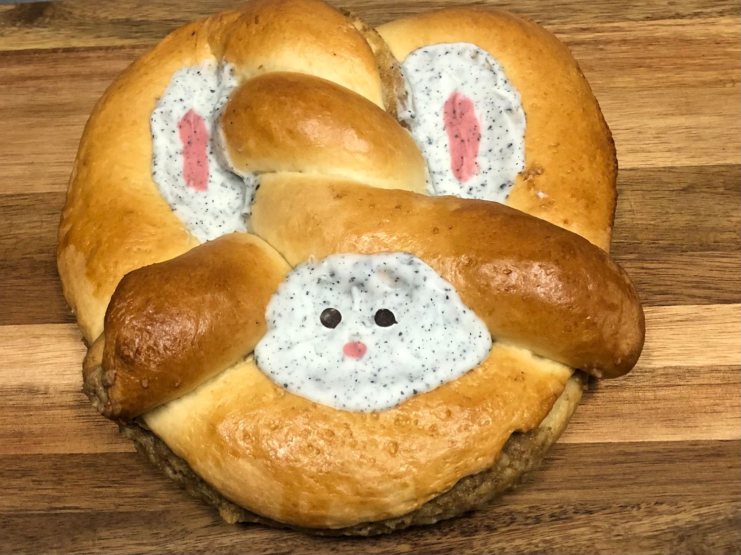 Easter Nut Roll Pretzel