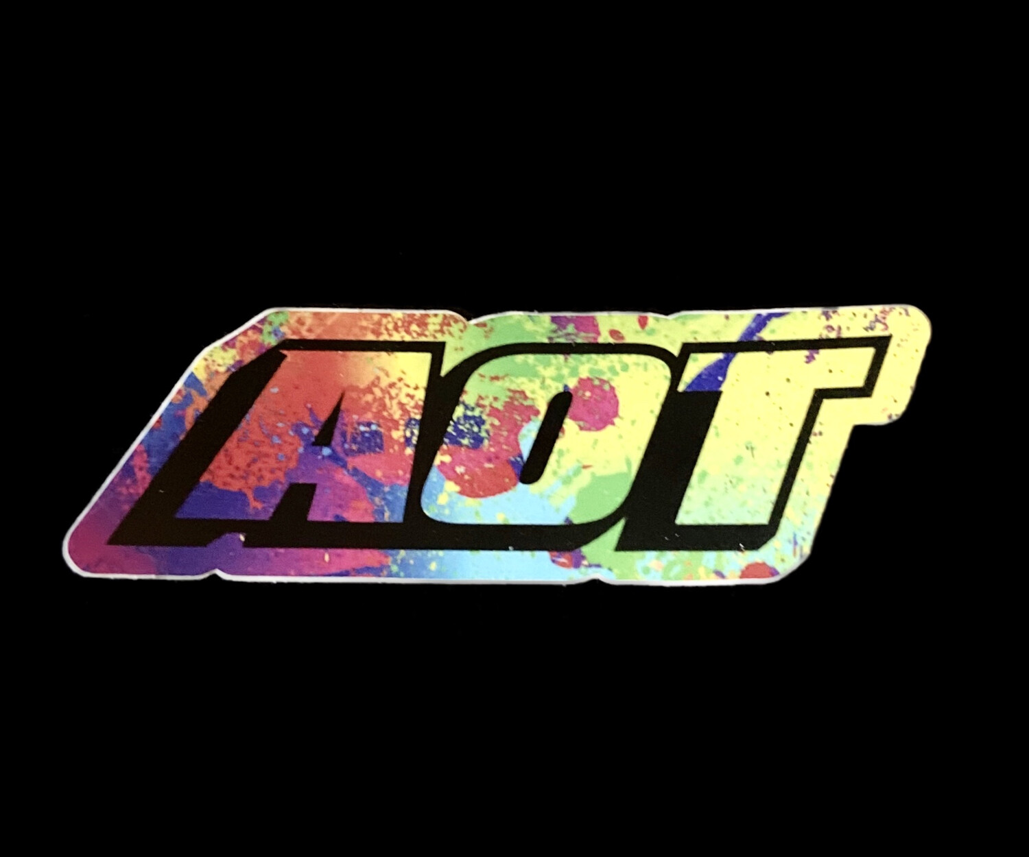 Neon Splash Sticker