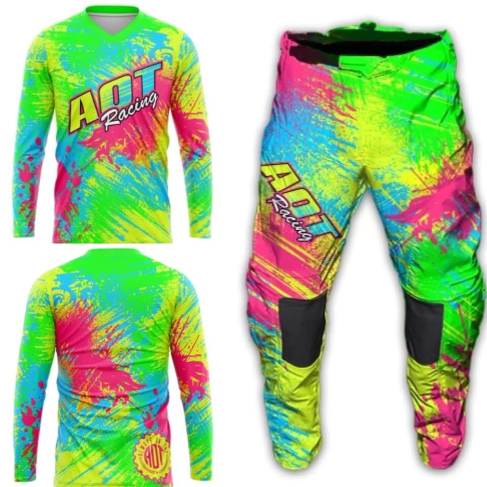 Neon Splatter MOTO Kit