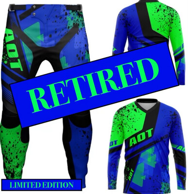 LIMITED Blue/Green Cotton Candy Moto Kit
