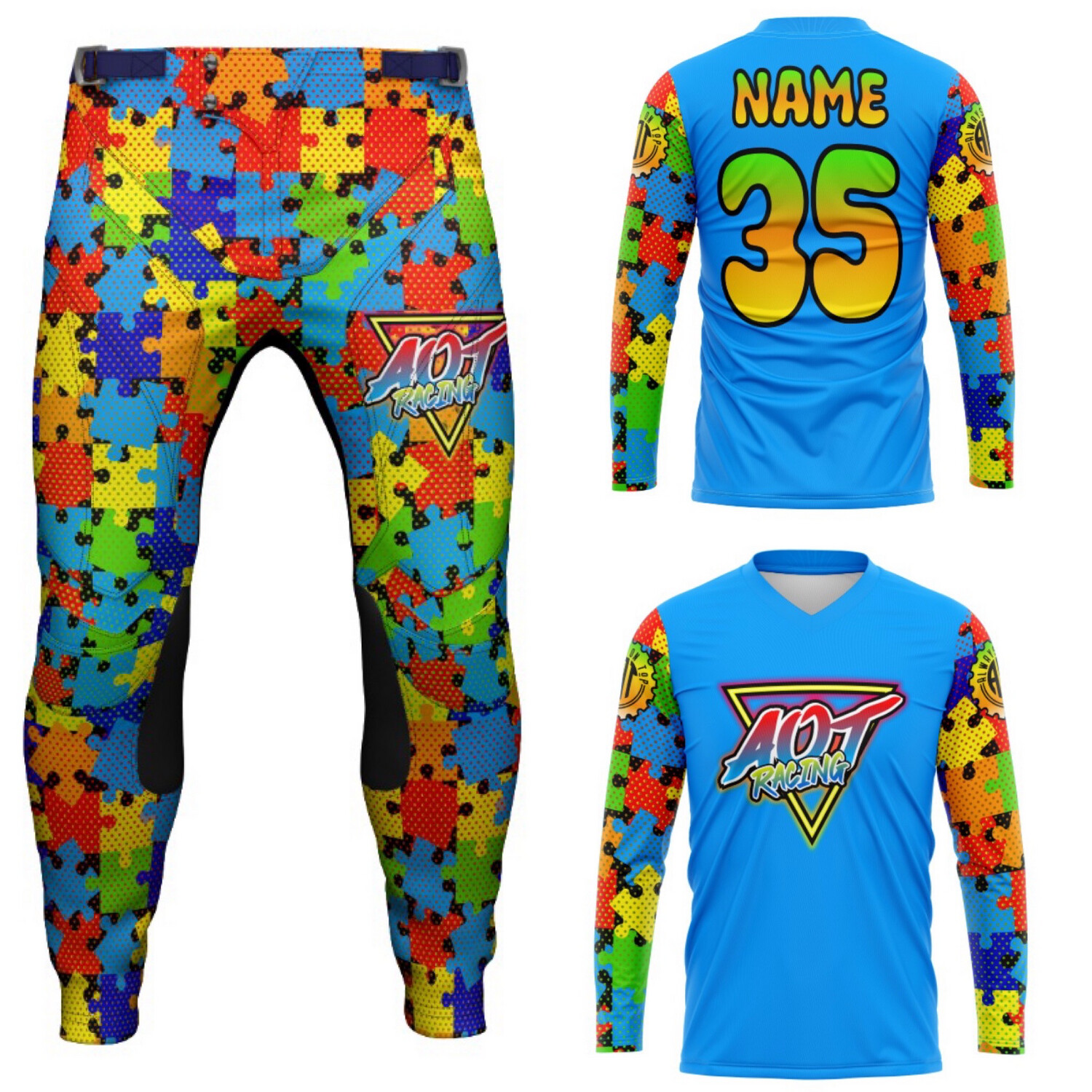 Autism Awareness BMX Kit
