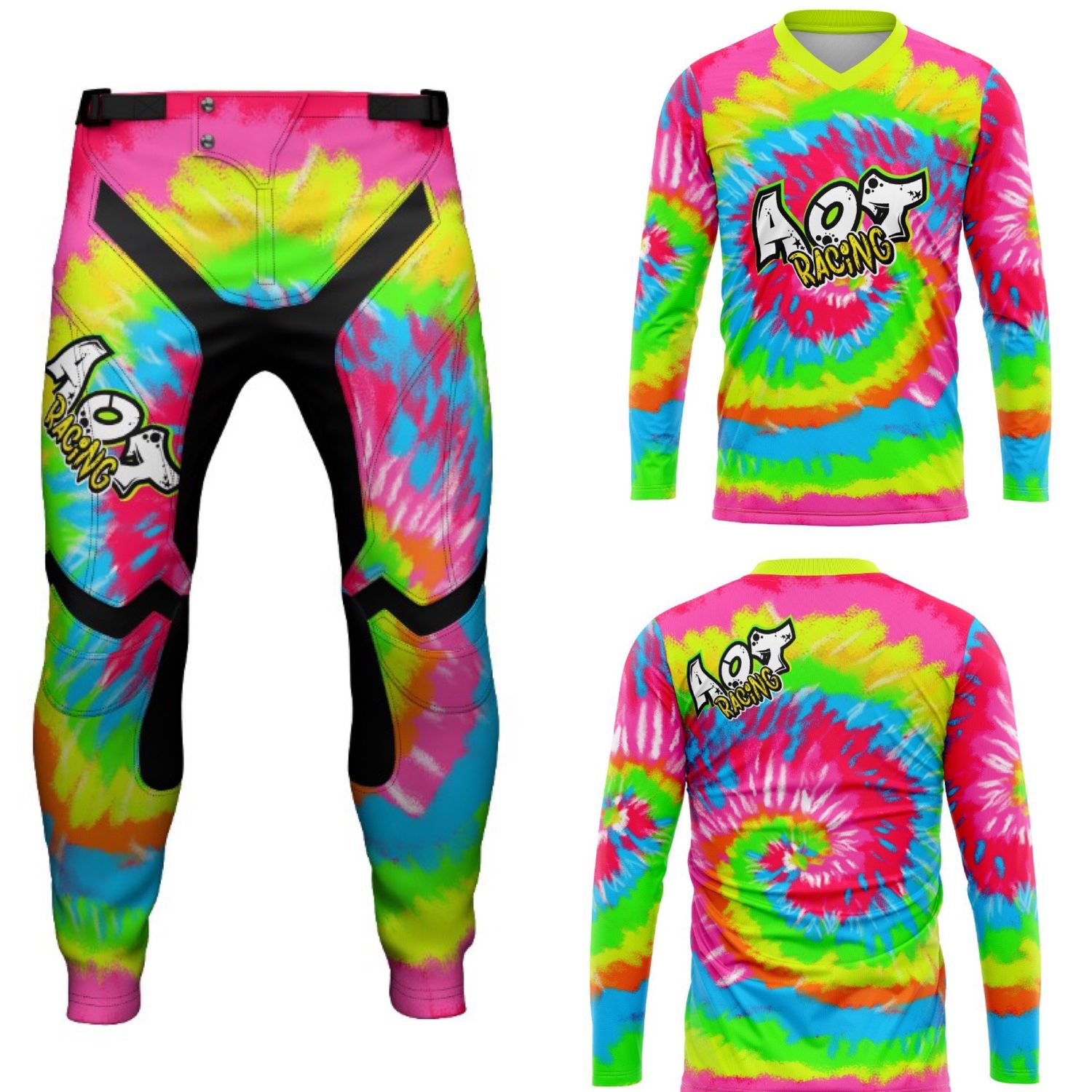 Neon Tie Dye Kit BMX Kit