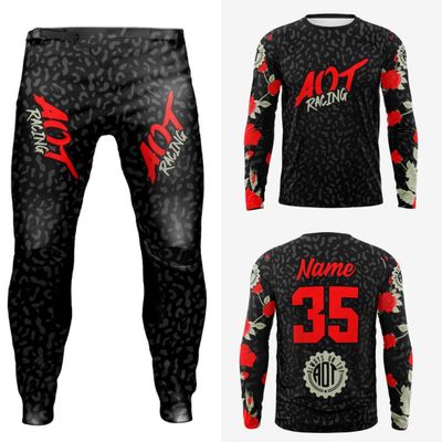 Black Leopard Rose MOTO Kit