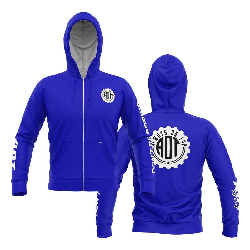 AOT Cog Embroidered Zip Up Hoodies