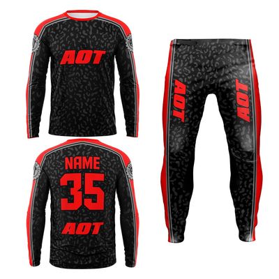 Wild Side- Black Leopard Red Kit- in stock 32/Large