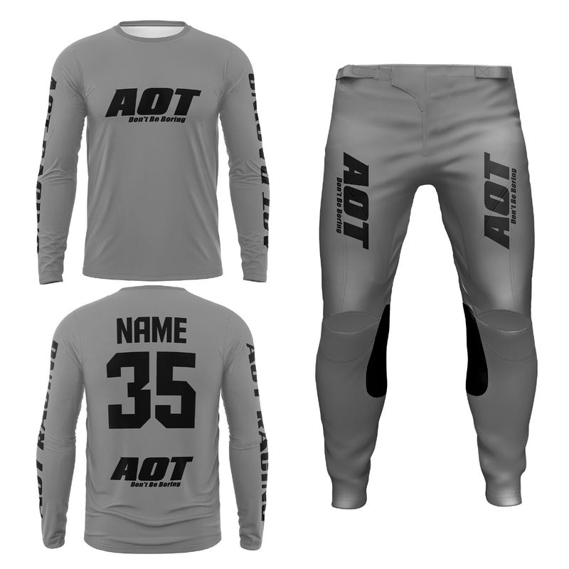 Essentials Gray/ Black Font- in stock Small/28