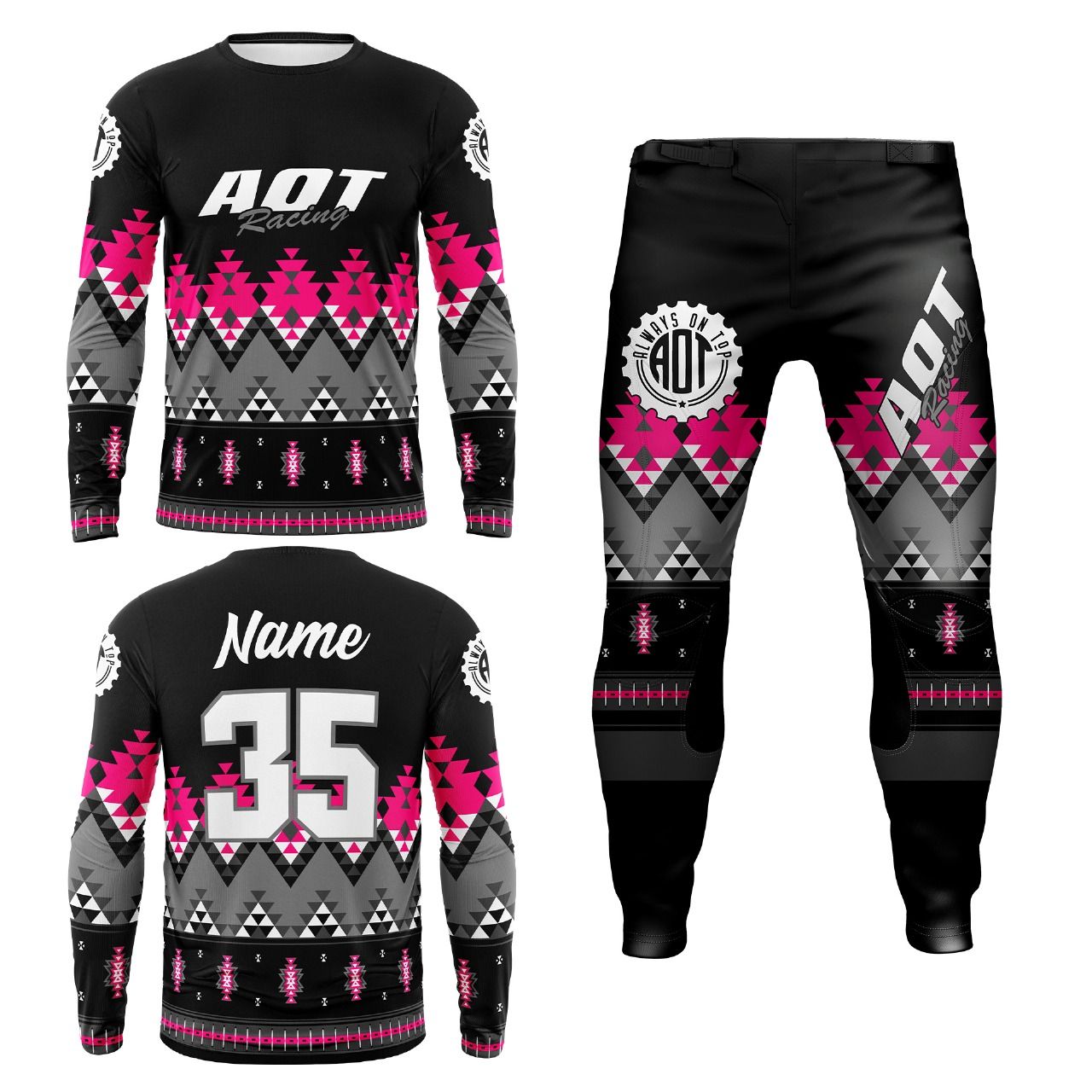 Western Pink Moto Kit- in stock YXS/Y18