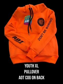 AOT Cog Pullover Hoodie- YXL