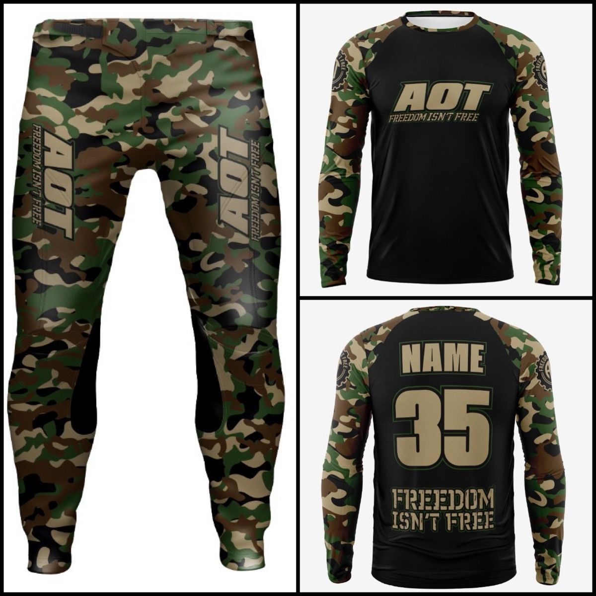 Freedom Isn&#39;t Free- All Camo- Y22/YM