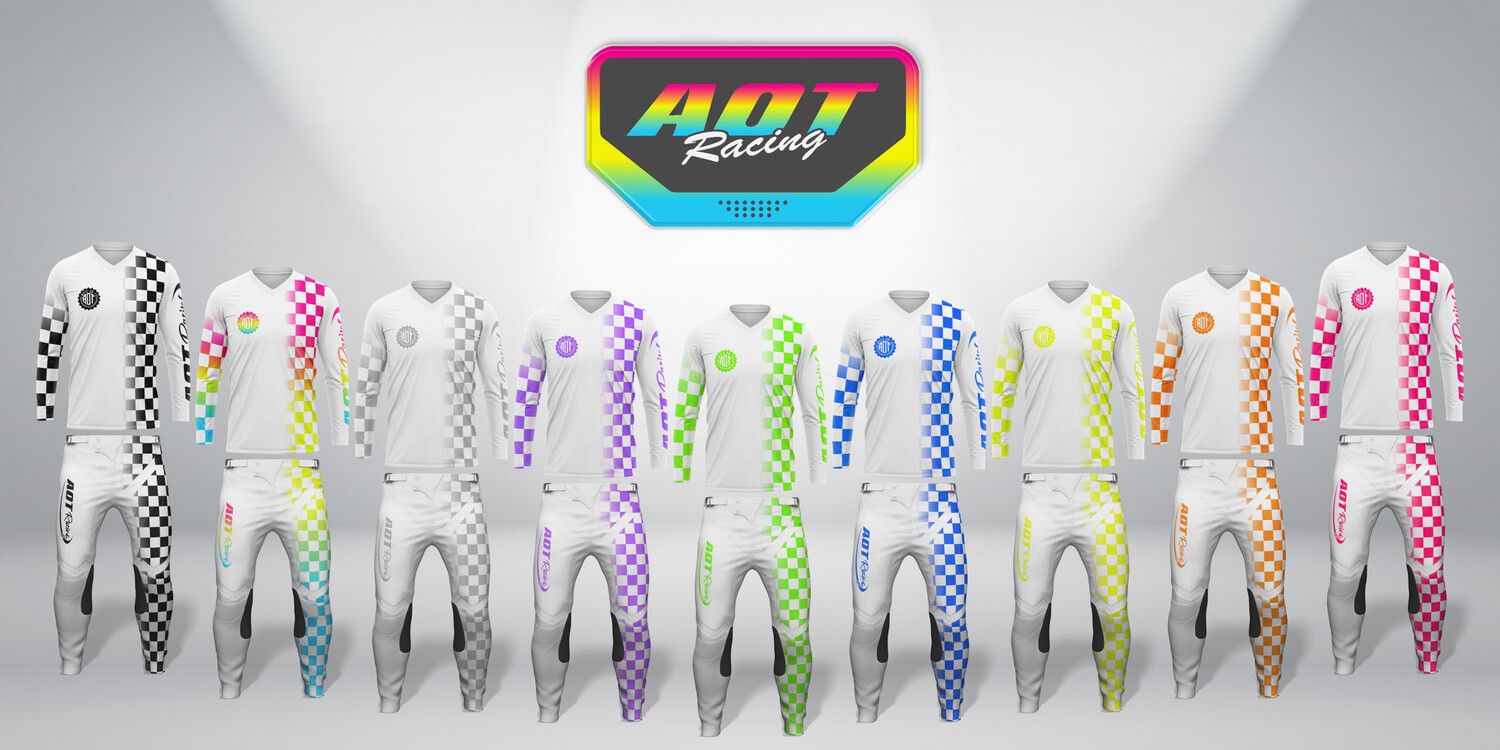 Finish Line "Dylan Kirchner" White/Lime Green Checkers- YL/28