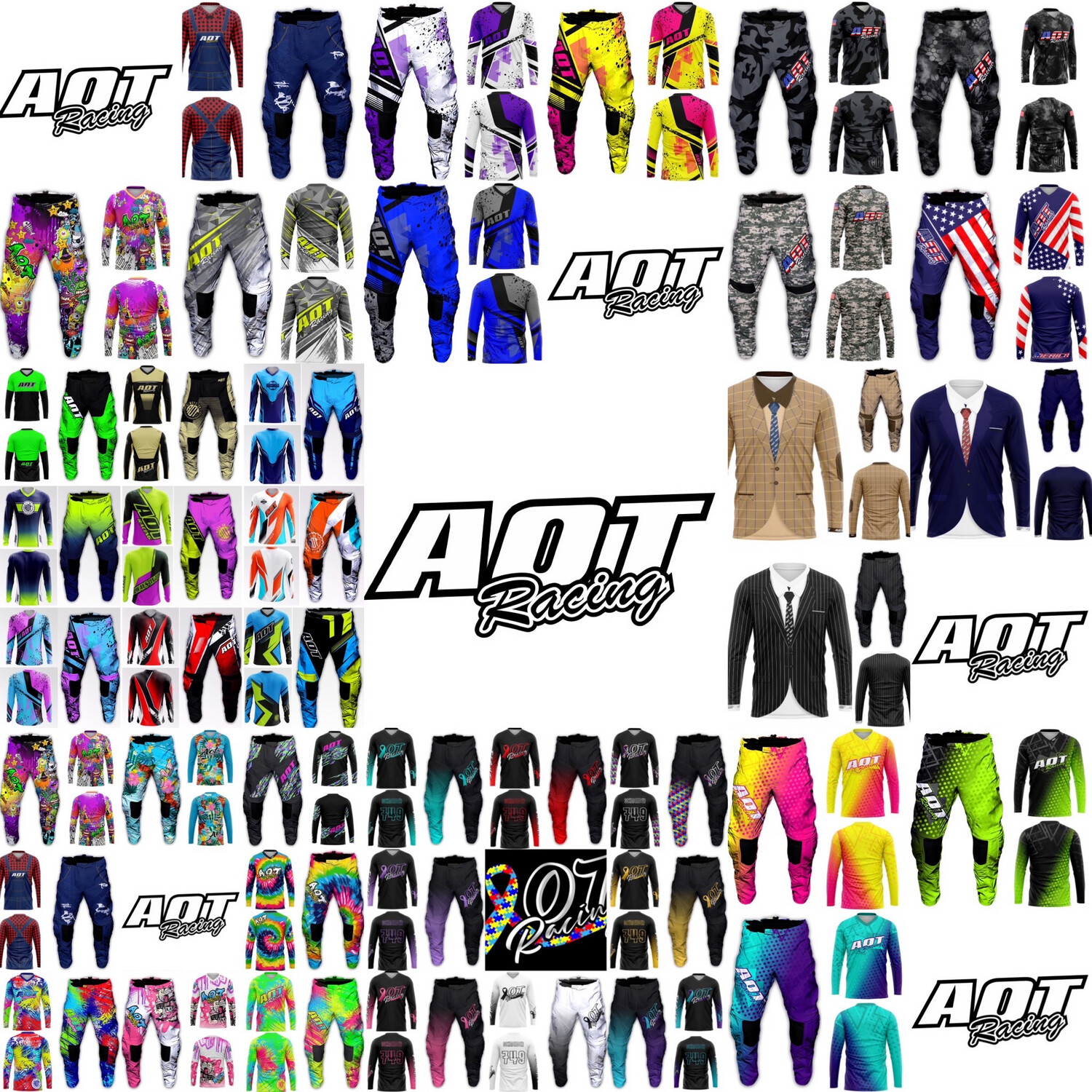 AOT Pants (BMX) All Designs