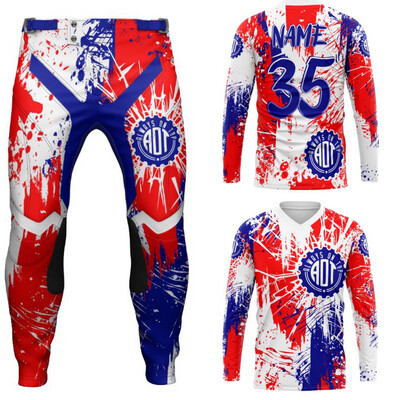Fractured R/W/B BMX Kit