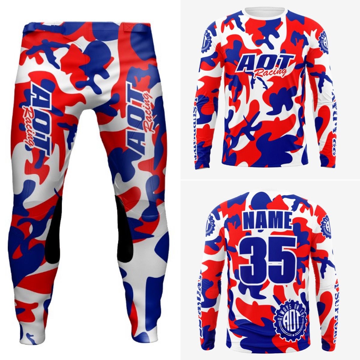 I Support R/W/B Camo- BMX