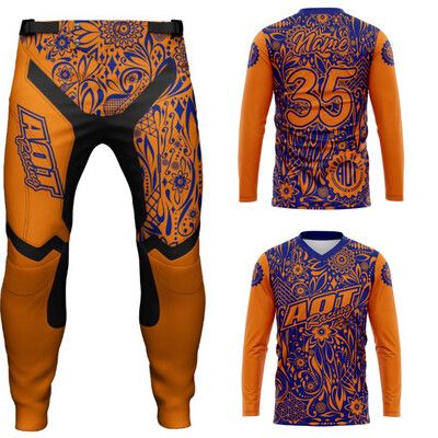Henna Orange/Blue- YXL/ Y28
