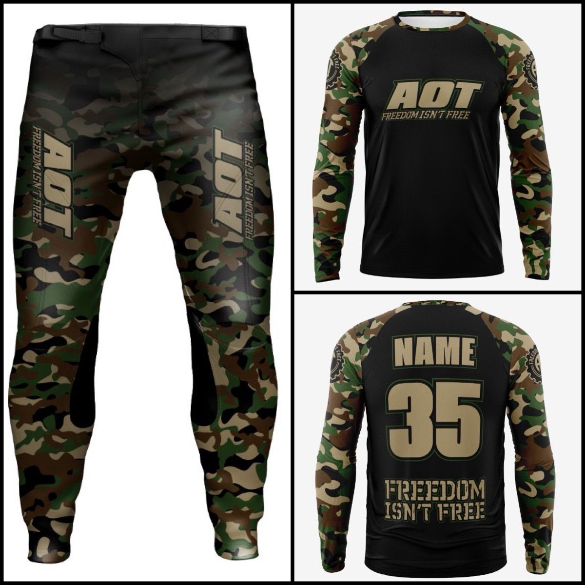 Freedom Isn't Free- Black Fade- 28/S