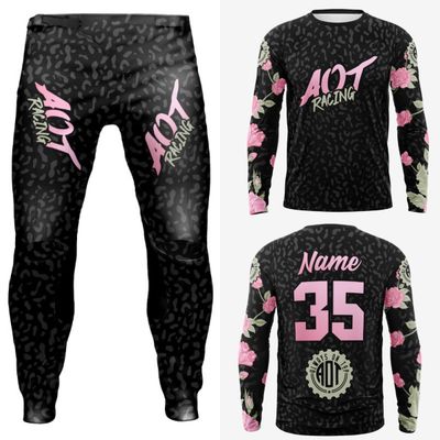 Black Leopard Rose/Pink- YL/Y26