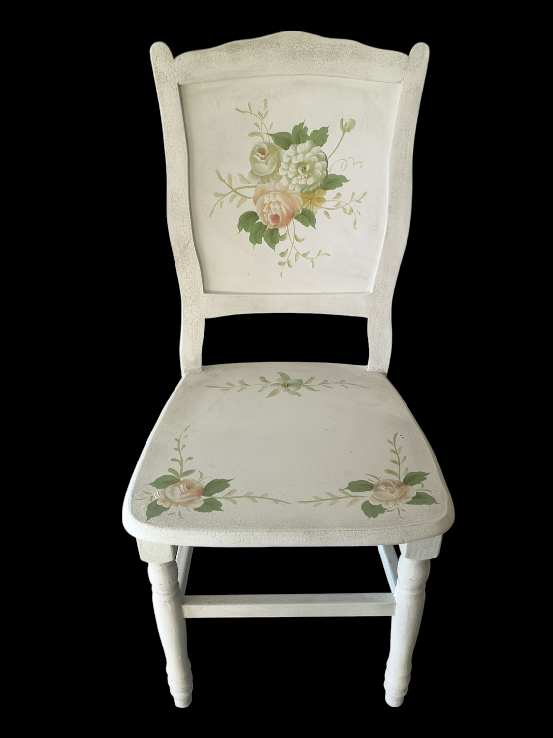 Shabby Chic Holz Stuhl UNIKAT