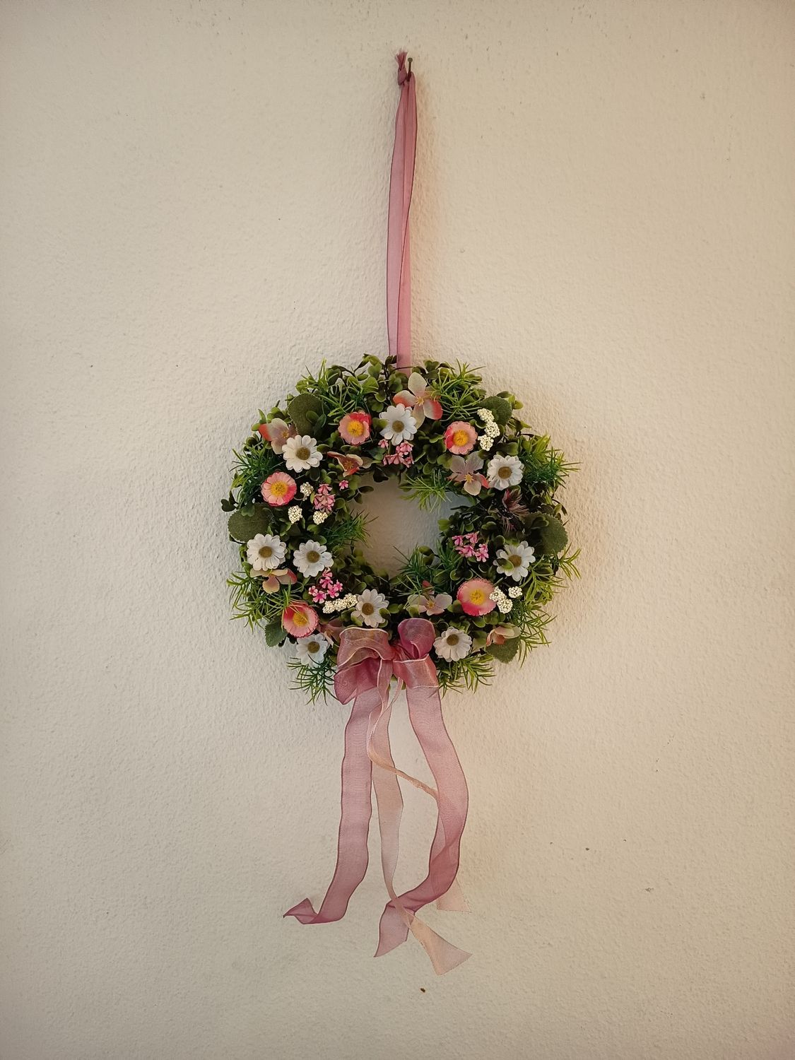 Kunstblumen Kranz 22cm Durchmesser