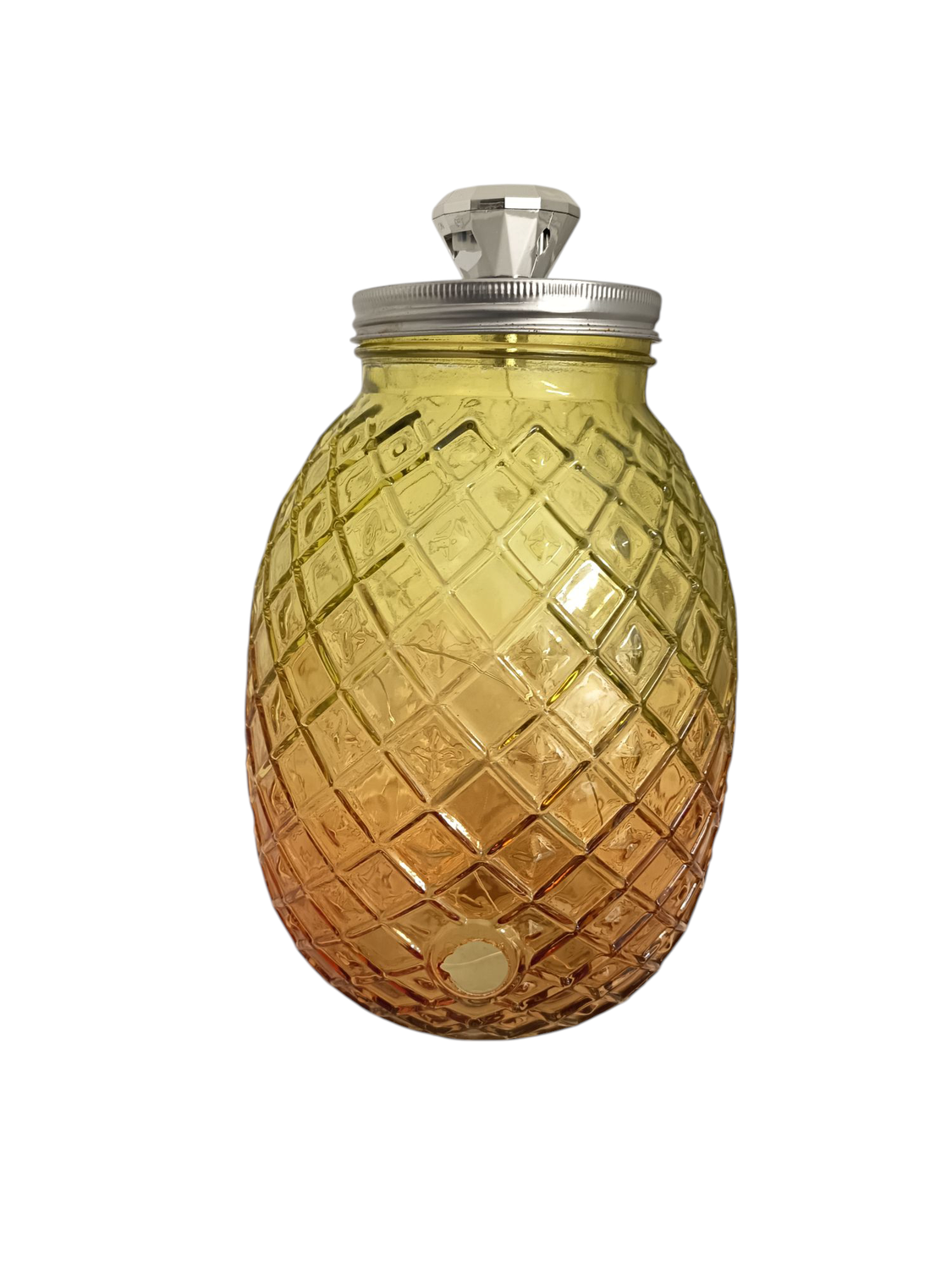 Glas Deko Objekt mit Solarlicht