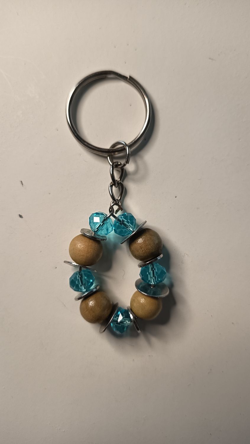 Schlüsselanhänger Kranz bunt