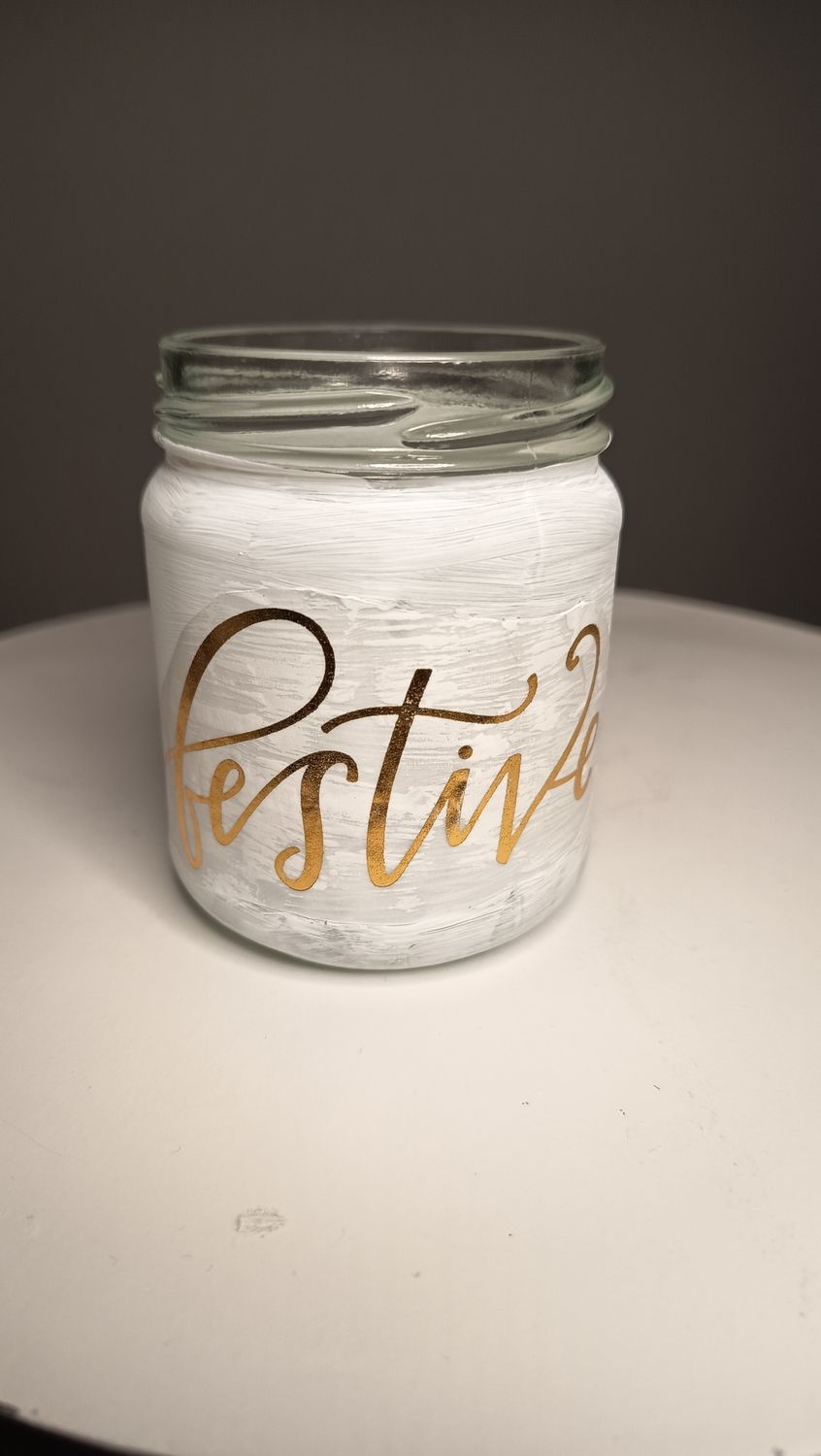 Windlicht klein festive