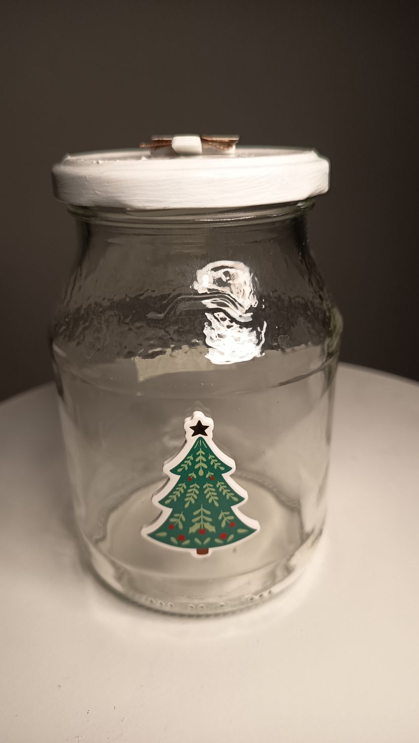 Geschenkglas Tannenbaum klein 13cm hoch