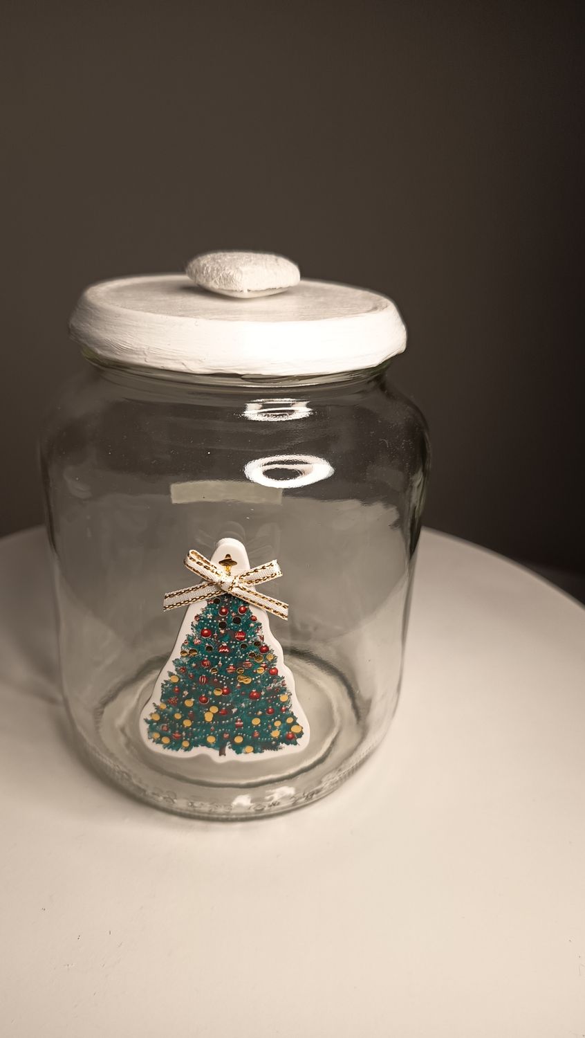 Geschenkglas Tannenbaum gross 13cm hoch