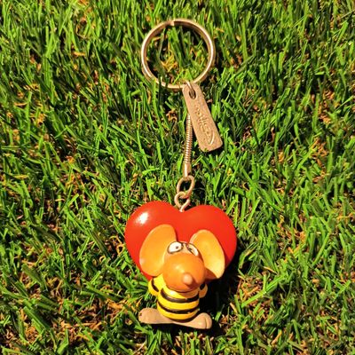 Schlüsselanhänger mit Maus und Herz