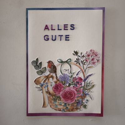 Karte Alles Gute