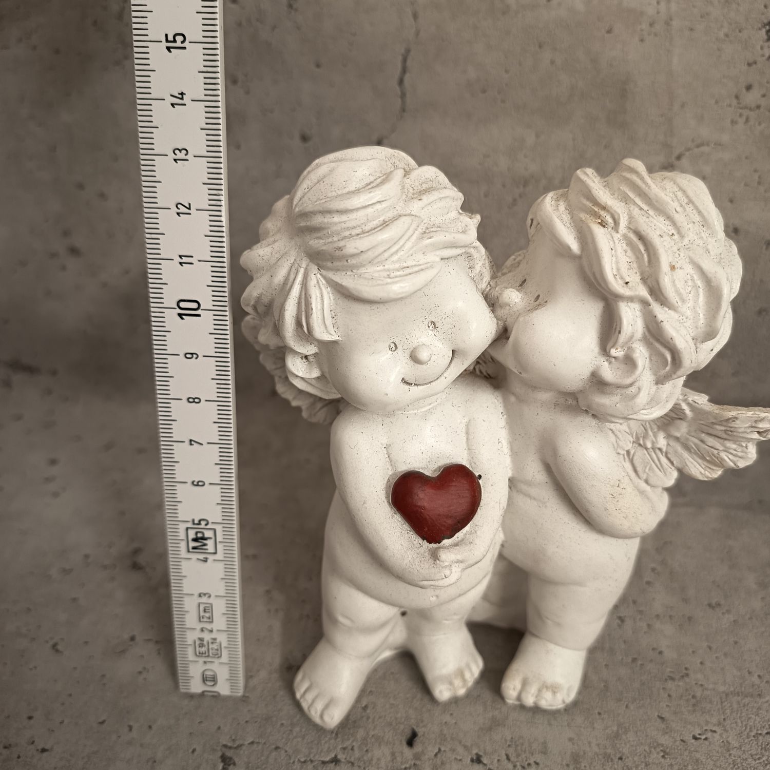 Deko Engelpaar 13cm hoch