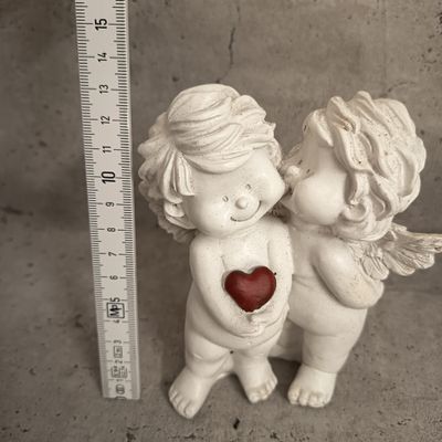 Deko Engelpaar 13cm hoch