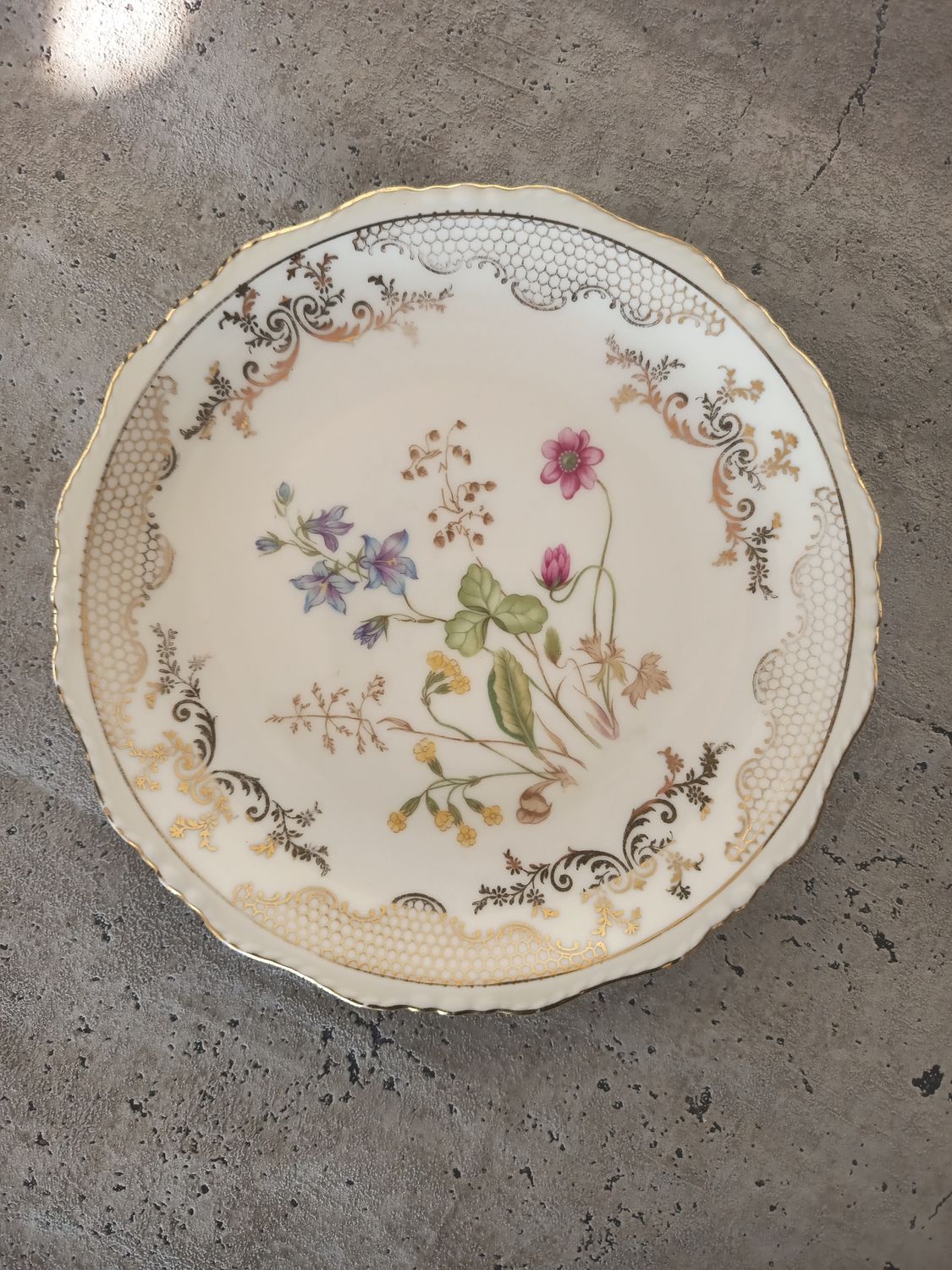 Vintage Bavaria Porzellanteller
