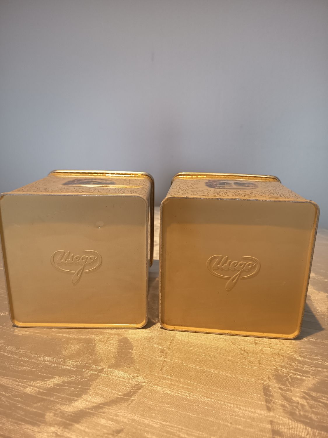 Vintage Usego Blechdosen 2 Stück Vintage Usego Blechdosen 2 Stück