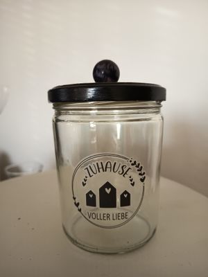 Geschenkglas / Windlicht Zuhause Geschenkglas / Windlicht Zuhause