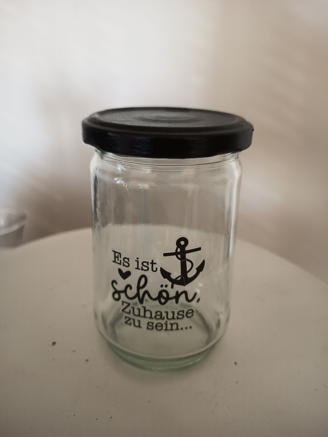 Geschenkglas/Windlicht  es ist schön