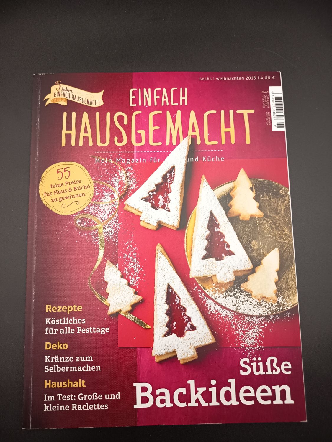 Magazin "Einfach Hausgemacht" Weihnachten 2018, neuwertig Magazin "Einfach Hausgemacht" Weihnachten 2018, neuwertig