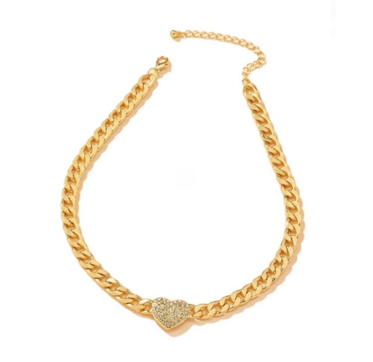 GOLD TONE CHOKER