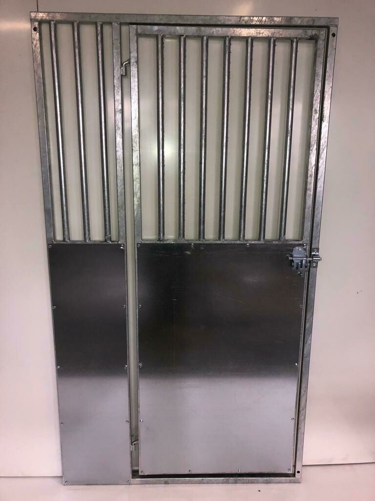GALVANISED SHEETED BAR DOOR PANELS 5CM GAP