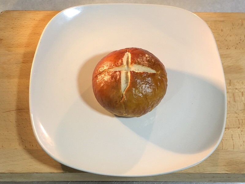 pretzel bun burger pretzel bun burger