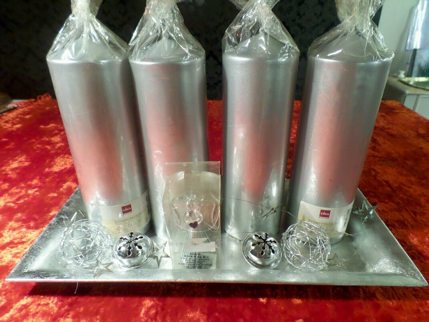 Neujahresschale in Silber "Eigener Wunsch"