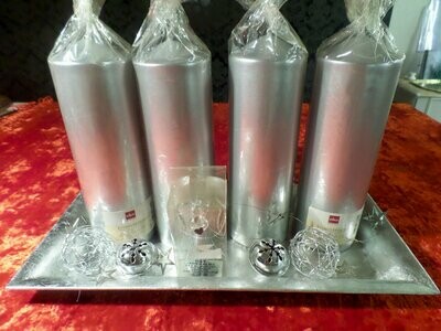 Neujahresschale in Silber "Eigener Wunsch"