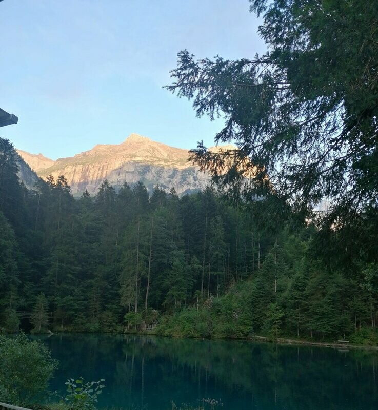 Kraft Meditation am Blau See