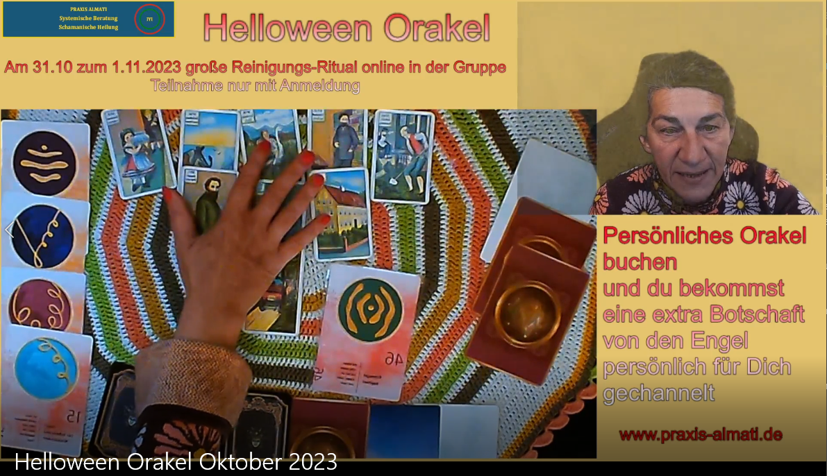 Halloween Orakel - Was muss ich loslassen? Was erschwert mich in meinem Leben?