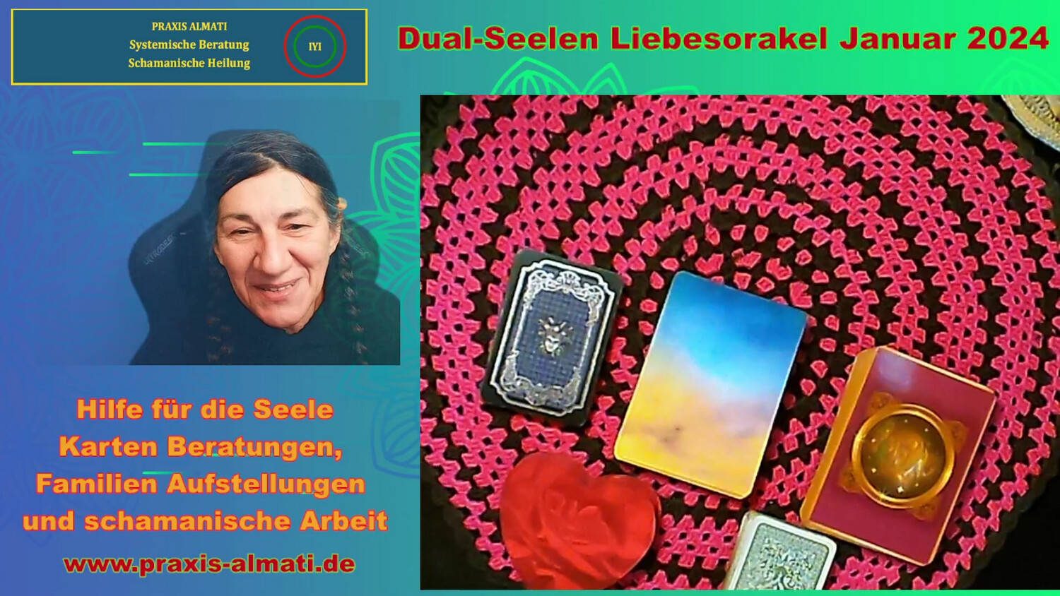 Persönliches Dualseelen- / Liebes- Monats- Orakel wie in meinen YouTube Videos