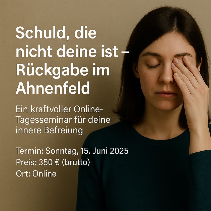 Schuld, die nicht deine ist – Rückgabe im Ahnenfeld Schuld, die nicht deine ist – Rückgabe im Ahnenfeld