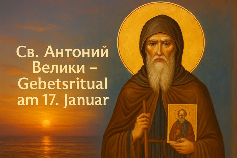 Gebets-Ritual, Heilungs-Ritual mit dem Heiligen Antonius dem Großen 17.1.