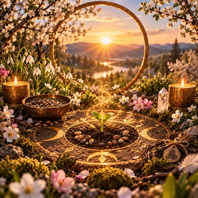 Ostara-Ritual – Tag- & Nachtgleiche mit Göttin Ostara (Online, 21. März) Ostara-Ritual – Tag- & Nachtgleiche mit Göttin Ostara (Online, 21. März)