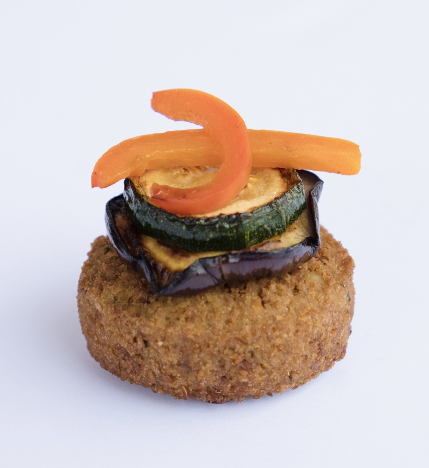 Falafel and vegetable stack - V