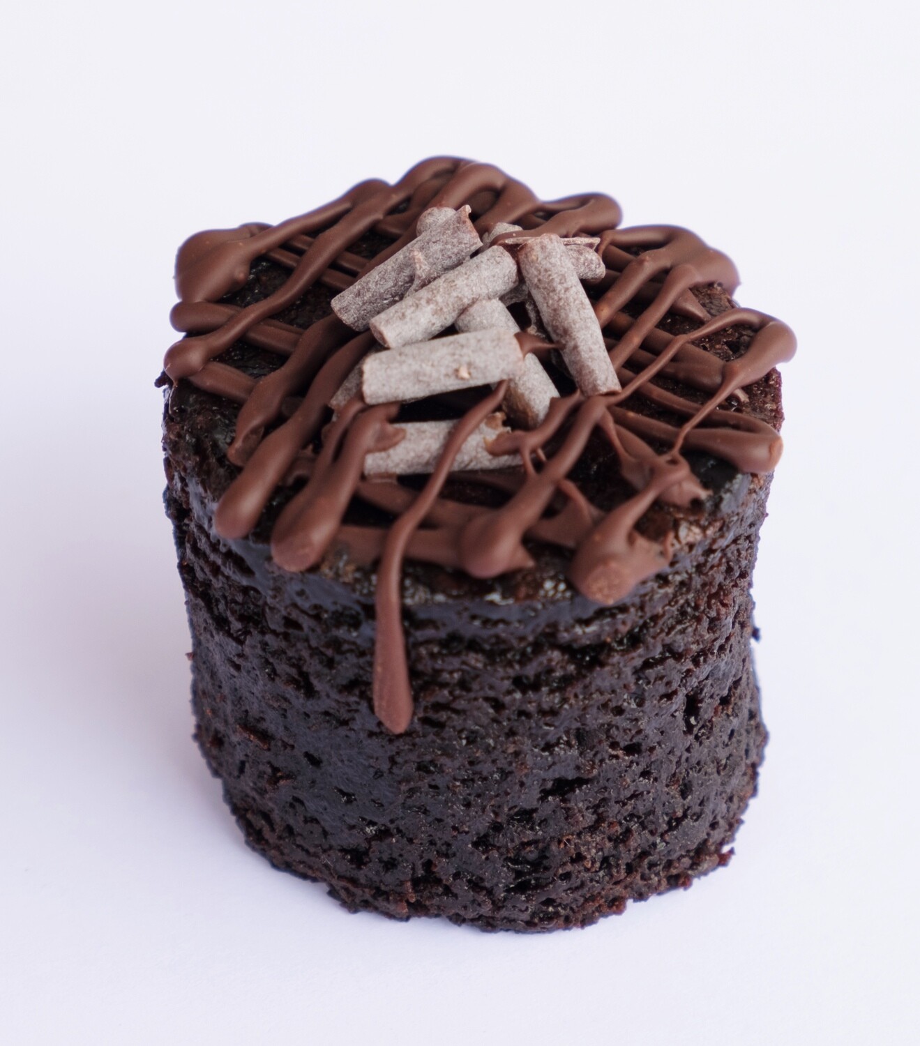 Vegan dark chocolate cylinder cake GF - V